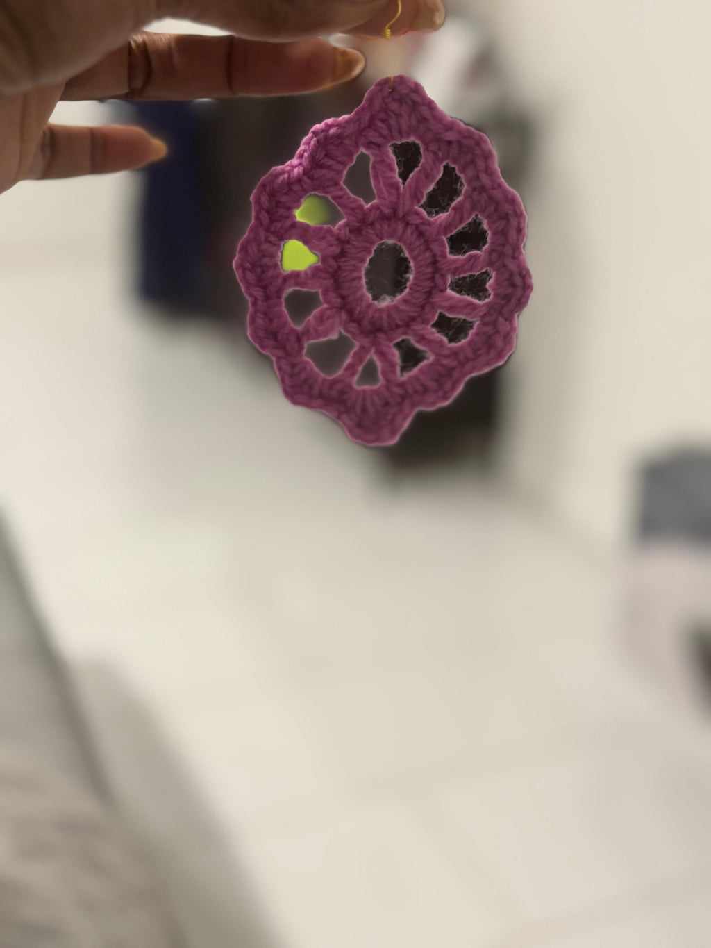 Handmade Crochet earrings- Multiple colors