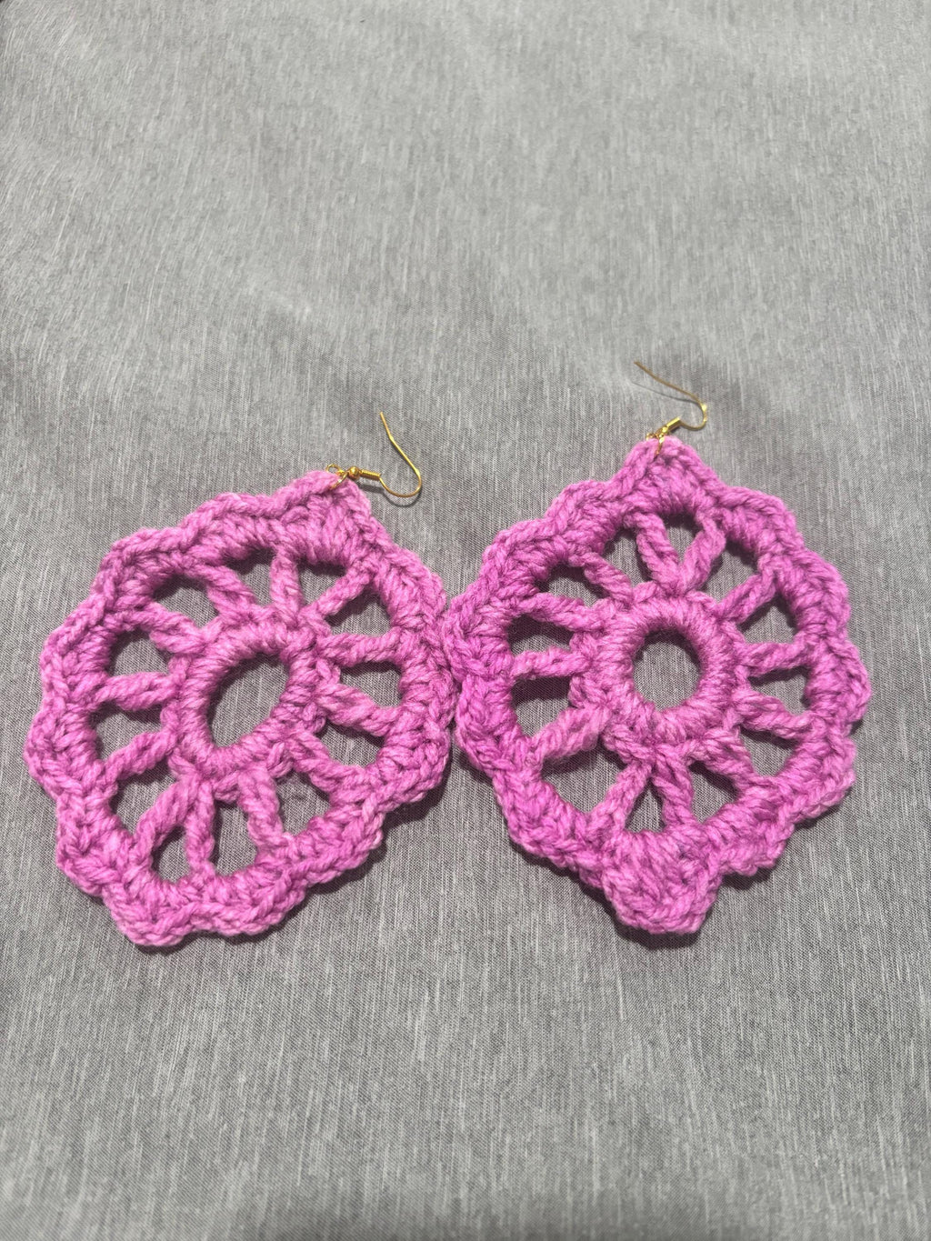 Handmade Crochet earrings- Multiple colors